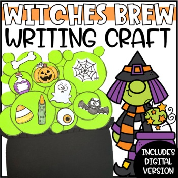 Preview of Witches Brew Halloween Writing Craftivity