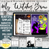 Witches Brew Recipe Halloween Digital Activity October Wri