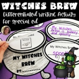 Witches Brew Writing Activity | Halloween Differentiated W