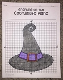Witches Hat- Halloween Math Graphing on the Coordinate Pla