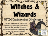 Witches and Wizards - Engineering Challenges - Set of 5