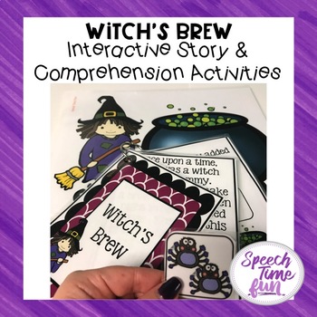 Preview of Witch's Brew Interactive Story and Comprehension Activities
