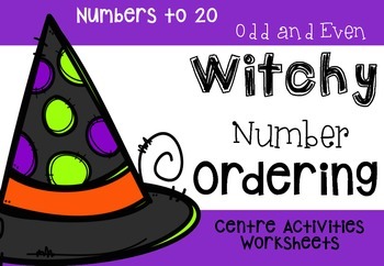 Preview of Witchy Number Ordering: Halloween Math Centers