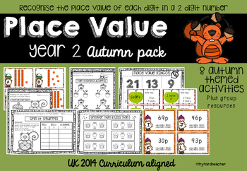 Preview of Place Value Autumn Pack UK Curriculum 2014