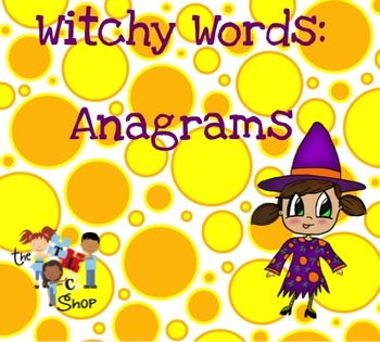 Preview of Witchy Words: Anagrams {SmartBoard Activity}