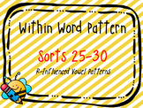 Within Word Pattern Digital Spelling Sorts 25-30 (R-influe