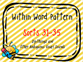 Within Word Pattern Digital Spelling Sorts 31-35 (dipthong