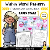 Within Word Pattern Games & Worksheets - Early Stage