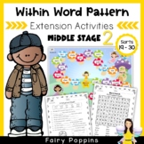 Within Word Pattern Games & Worksheets - Middle Stage
