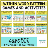 Within Word Pattern Spellers Games Bundle - All Sorts