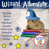 Wizard Adventure Parts of Speech Phrasal Template Story - 