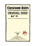 Harry potter: Classroom Rules