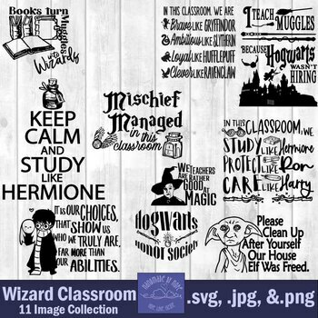 Wizard Clip Art Bundle by Designs by Hope | TPT