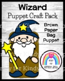 Wizard Fairy Tale Craft Activity with Paper Bag Puppet for