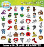 Wizard of OZ Storybook Doodles Clipart Set {Zip-A-Dee-Doo-