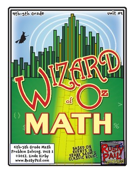 grade math for worksheets 4-5 5 by Wizard of & Math  â€“ Grades  4 Oz Solving Problem