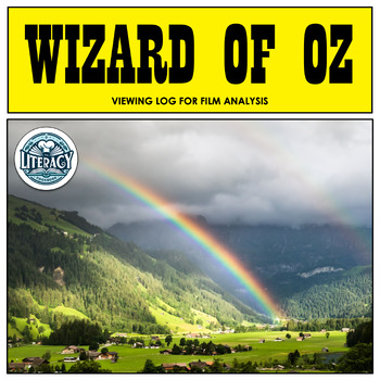 Preview of Wizard of Oz - Musical - Film Studies - Movie Analysis Print/ Digital