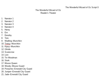 wizard of oz play script how different from the musical