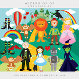 Wizard of Oz clipart - clip art Dorothy scarecrow tin man 