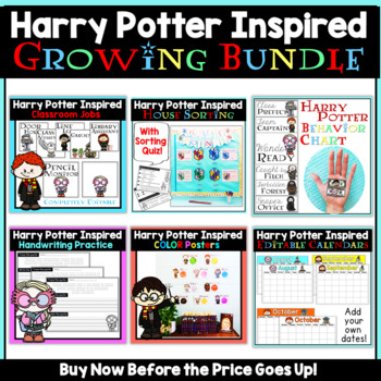 Preview of Wizarding Classroom Decor | Growing Bundle | Classroom Decorations
