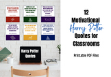 Wizarding Motivational Posters 8.5x11 PDF | Printable Movi