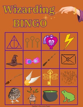 Preview of Wizarding Picture BINGO - NO PREP, ALL AGES!