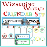 Wizarding World Classroom Calendar Set | Editable
