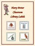 Wizardry and Magic Inspired Library Labels