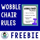 Wobble Chair Rules - FREEBIE
