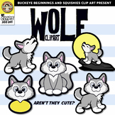Wolf Clip Art {Squishies Clipart}