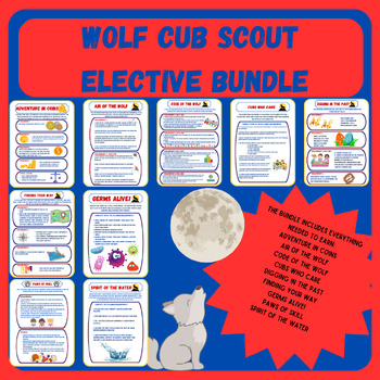 Preview of Wolf Cub Scout, Complete Electives Bundle