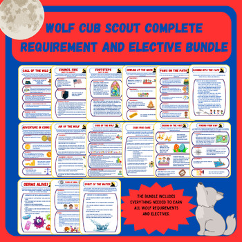Preview of Wolf Cub Scout Complete Requirement and Elective Bundle