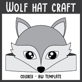 Wolf Hat Craft | Forest Animals Crown/Headband Printable A