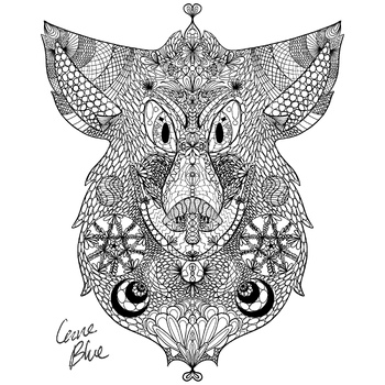 Wolf Head Mandala Coloring Page by The Classroom Pallet | TPT