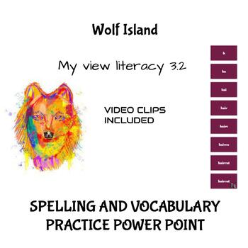 Preview of Wolf Island Spelling and Vocabulary PPT