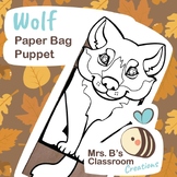 Wolf Paper Bag Puppet