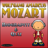Wolfgang Amadeus Mozart - Lesson Plan with Quiz - Distance