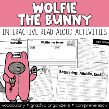 Preview of Wolfie the Bunny Activities Interactive Read Aloud