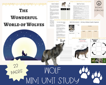 Preview of Wolves Mini Unit