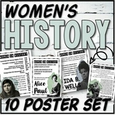 Women's History Poster Set & Task Cards (Set #1)