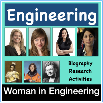 Preview of Woman in Engineering Biography Research Set
