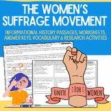 Woman's Suffrage Movement: No-Prep Packet: Reading Passage