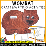 Wombat Craft & Writing | Australian Animals, Aussie Animals