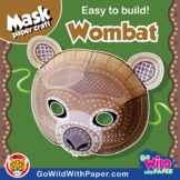 Wombat Mask | Printable Craft Activity