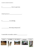 Wombat Stew - Scaffolded Differentiated Vocabulary Activity
