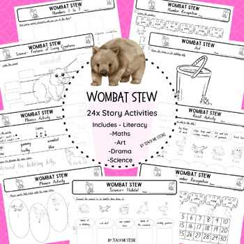 Preview of Wombat Stew Story Activities