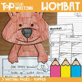 Wombat Writing with Topper