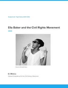 Preview of Lesson Plan: Ella Baker and the Civil Rights Movement