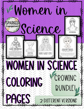 Preview of Women In Science Coloring Pages