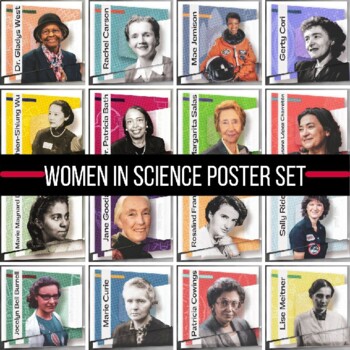 Preview of Women In Science Poster Set